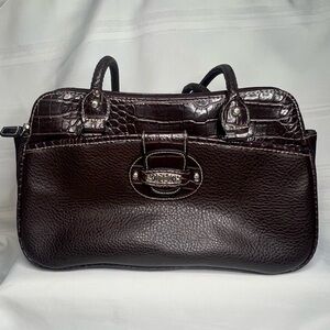 Rosetti‎ Bag Pebbled Alligator Faux Leather
Rich Brown EUC